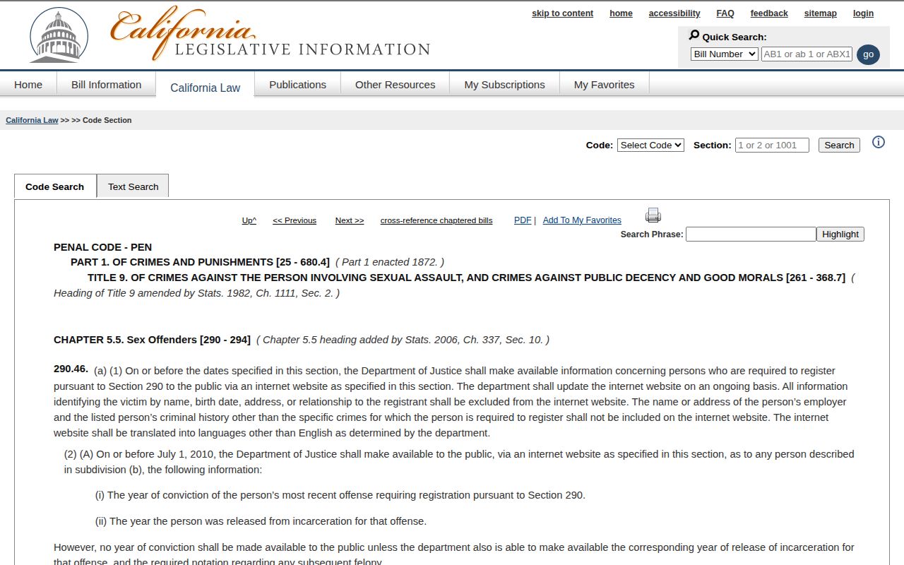 San Joaquin County mugshots of released inmates Penal Code 290.46 registry publication authority